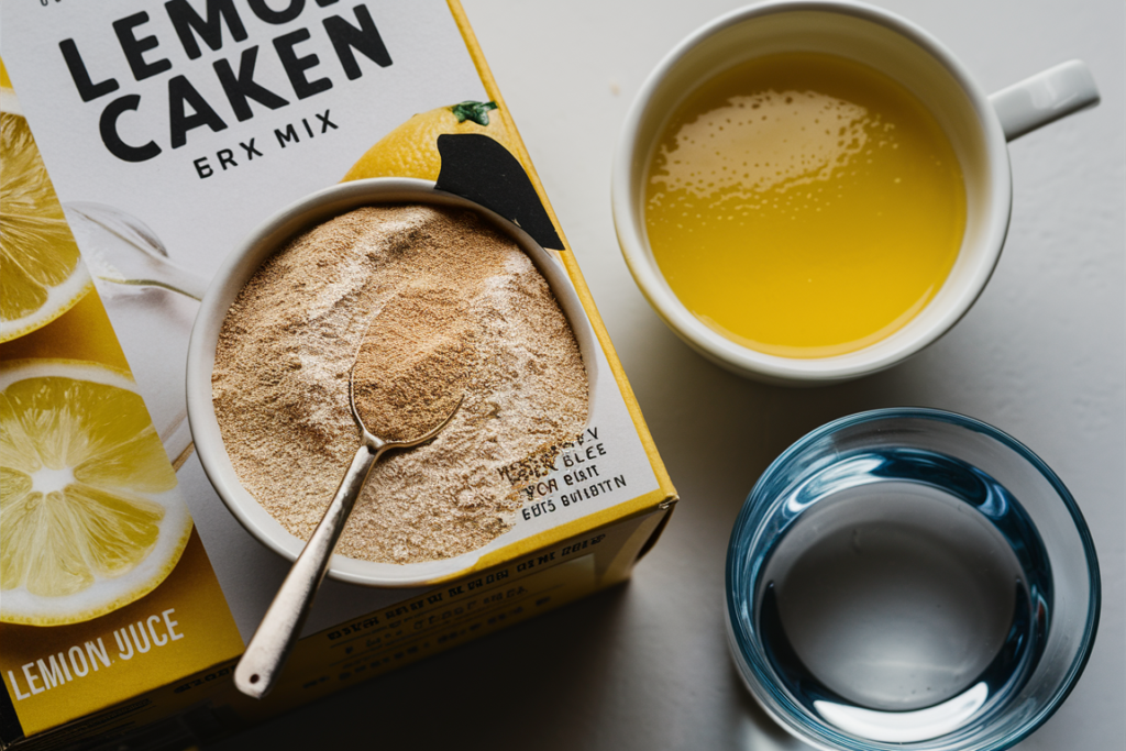 Can You Use Lemon Juice Instead of Water in Lemon Cake Mix?