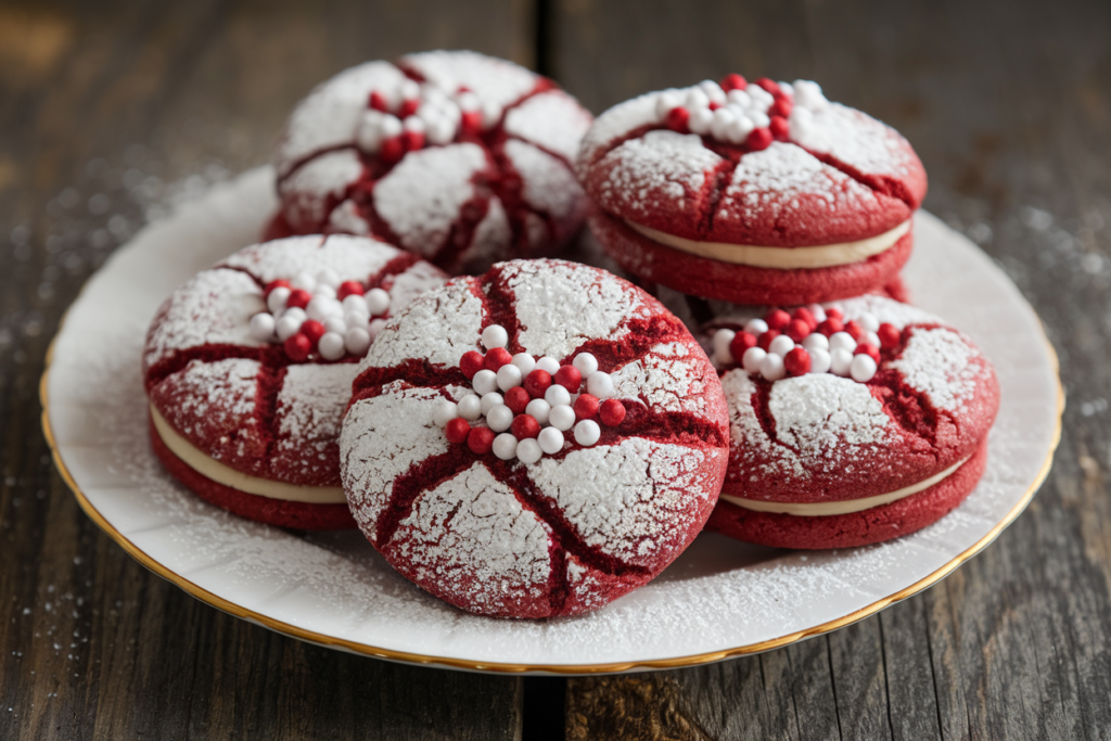 red velvet cookies using cake mix