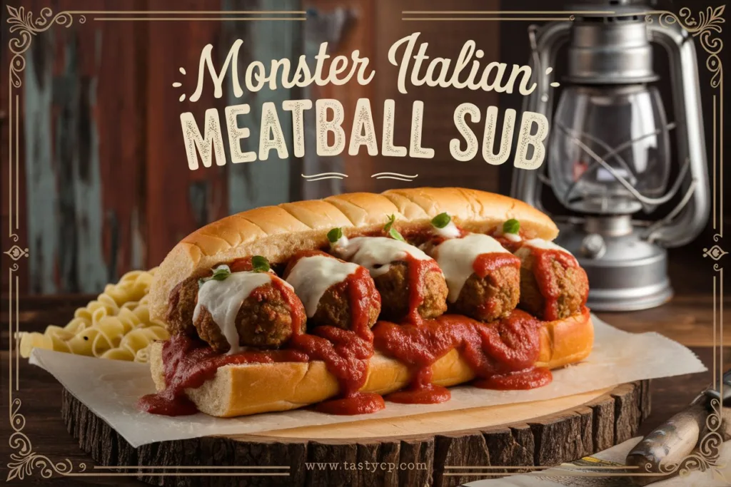 Monster Italian Meatball Sub