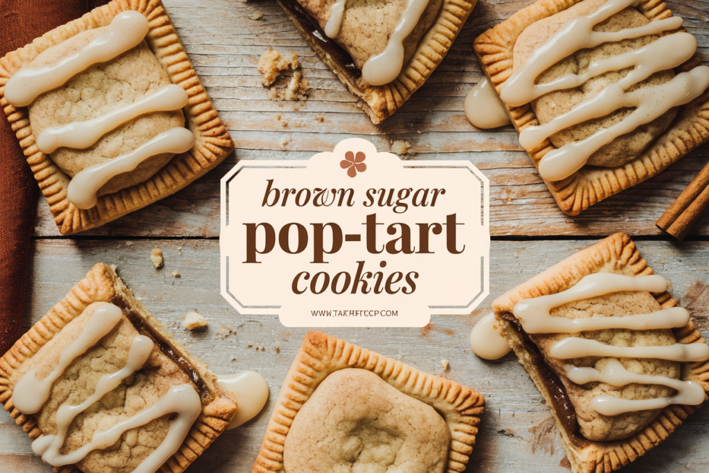 Brown Sugar Pop-Tart Cookies are soft, chewy, and packed with cinnamon flavor. Try this easy recipe today!