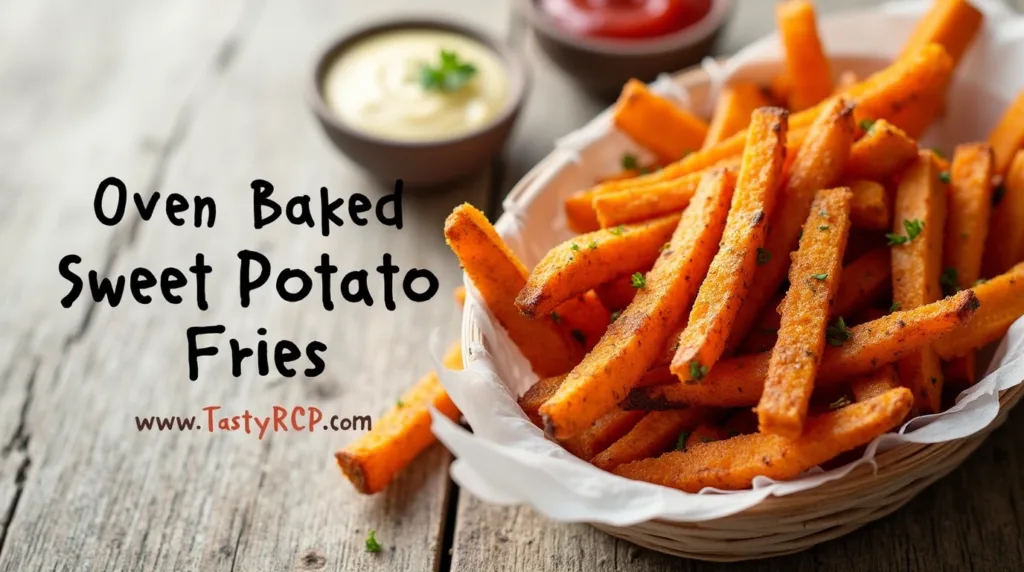 Crispy Oven Baked Sweet Potato Fries – Healthy, Flavorful & So Easy to Make!