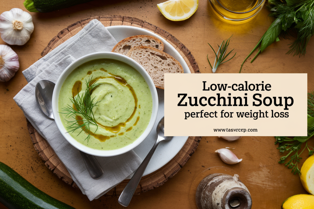 Low-Calorie Zucchini Soup | Healthy, Light & Perfect for Weight Loss!
