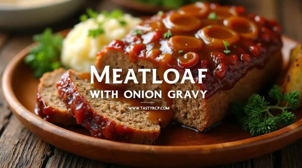 Meatloaf with Onion Gravy