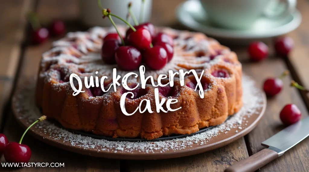 Quick Cherry Cake – Moist, Easy & Perfect for Any Occasion