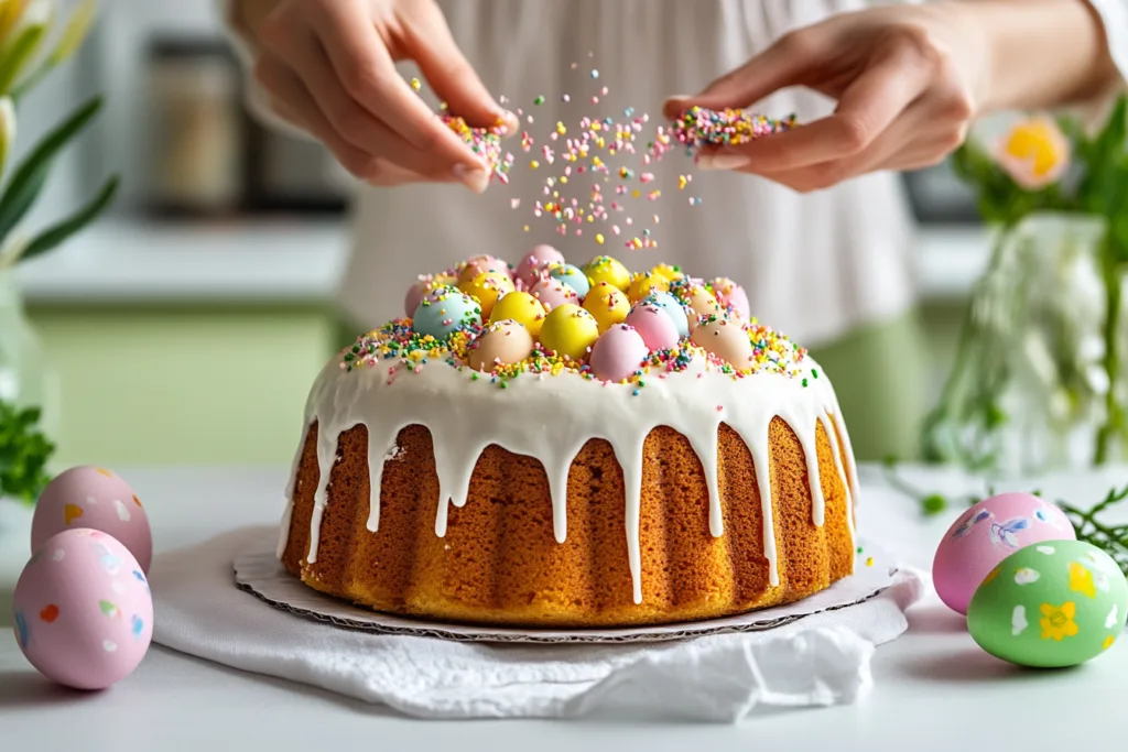 Easter Pudding Cake – A Soft, Moist & Easy Dessert for Your Easter Table