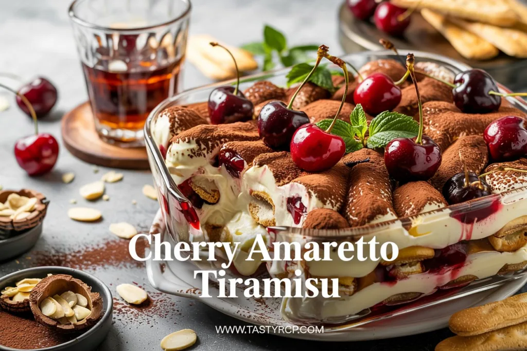 Cherry Amaretto Tiramisu – A No-Bake Dessert Everyone Will Love!