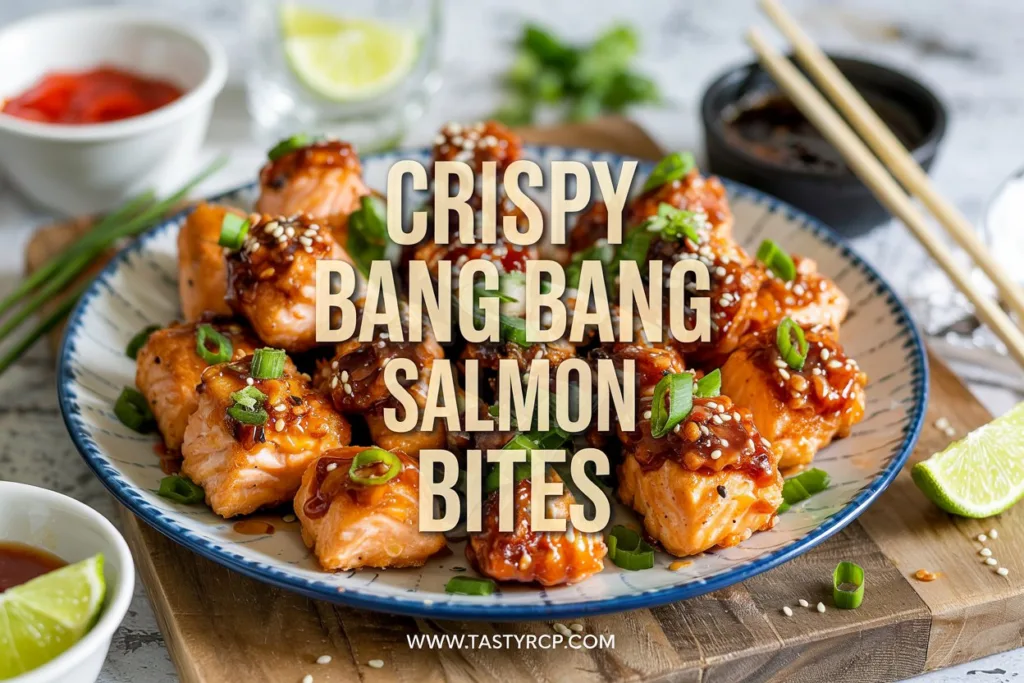 Sweet & Spicy Bang Bang Salmon Bites – Crunchy Outside, Juicy Inside