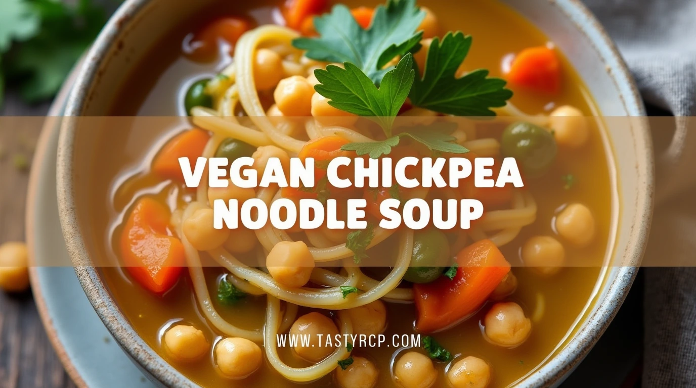 Cozy Vegan Chickpea Noodle Soup for Busy Weeknights