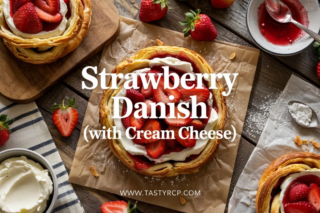 Strawberry Danish with Cream Cheese – Easy & Delicious Brunch Idea
