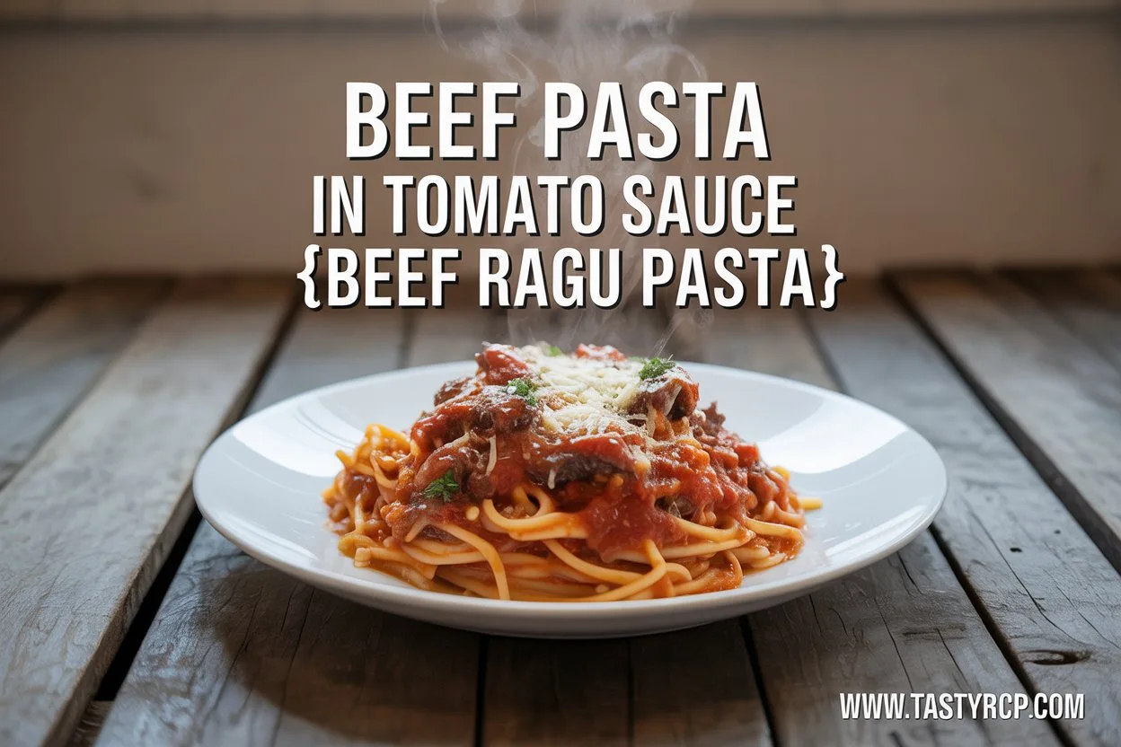 Beef Pasta in Tomato Sauce – Easy, Flavorful Dinner Recipe for Busy Nights