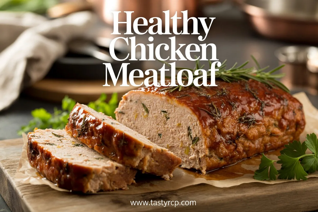 Healthy Chicken Meatloaf Recipe - Moist, Easy and Full of Flavor