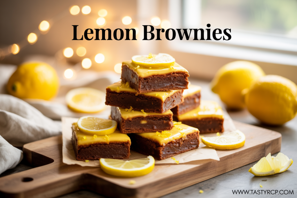 Lemon Brownies – The Ultimate Fudgy Citrus Dessert