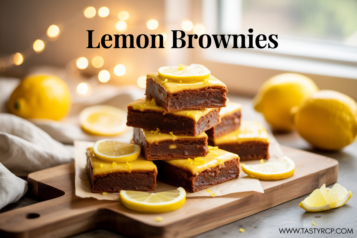 Lemon Brownies – The Ultimate Fudgy Citrus Dessert