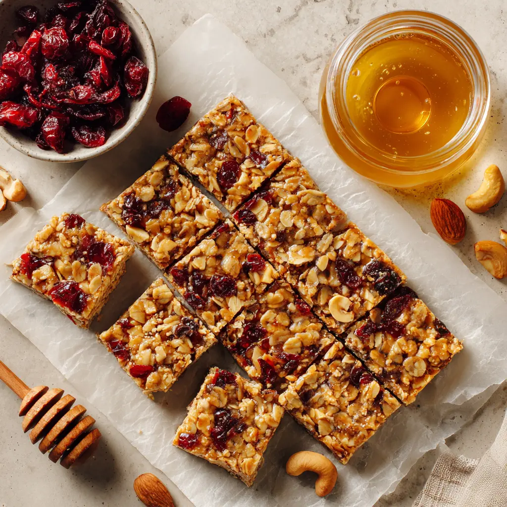 Chewy Homemade Granola Bars