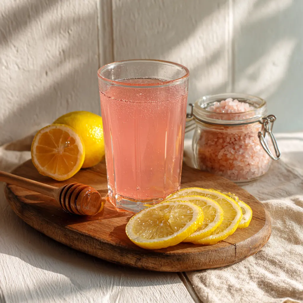 Pink Salt Morning Tonic