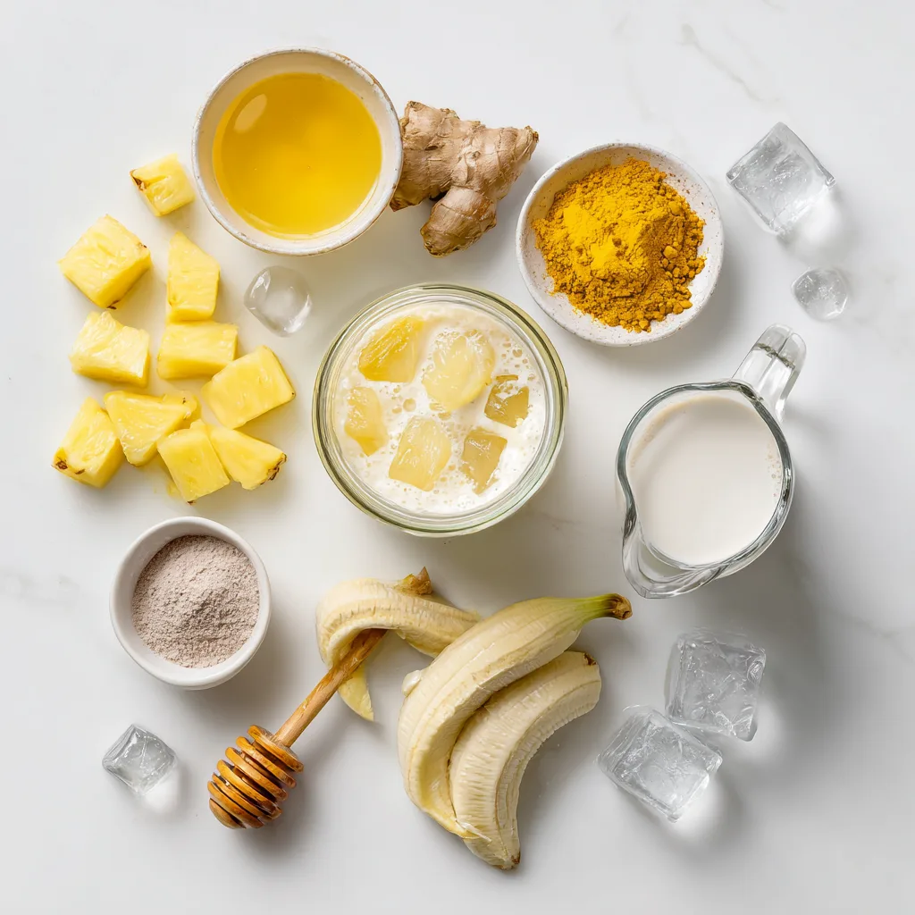 Protein Pineapple Turmeric Smoothie