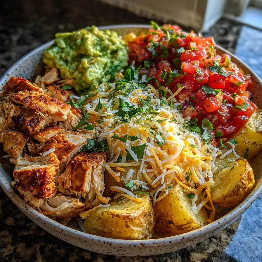 Loaded Fiesta Potato Bowls: Customizable Comfort Food Delight