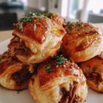Pulled Pork Pastry Puffs