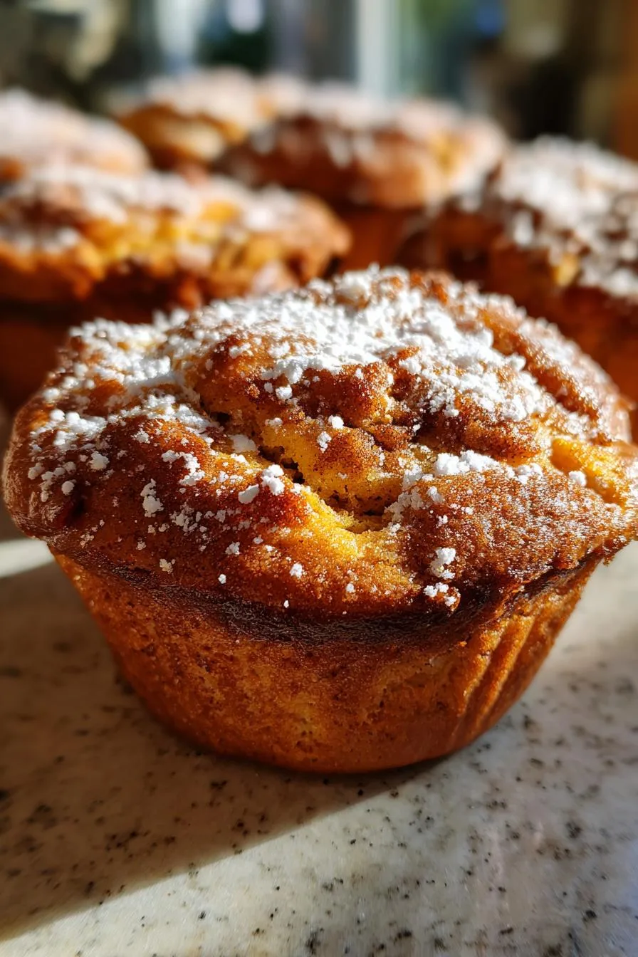 Pumpkin Cinnamon Roll Muffins