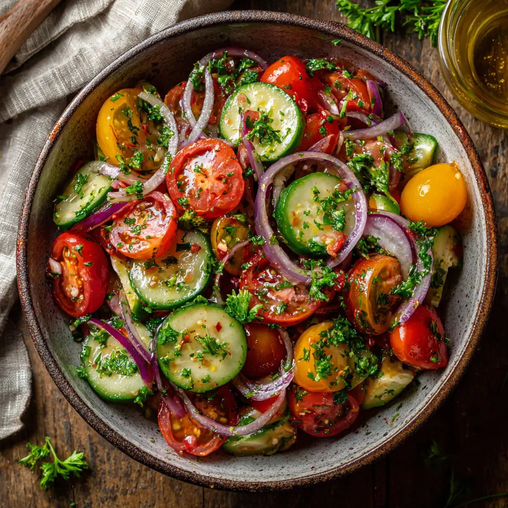 Tomato Cucumber Salad
