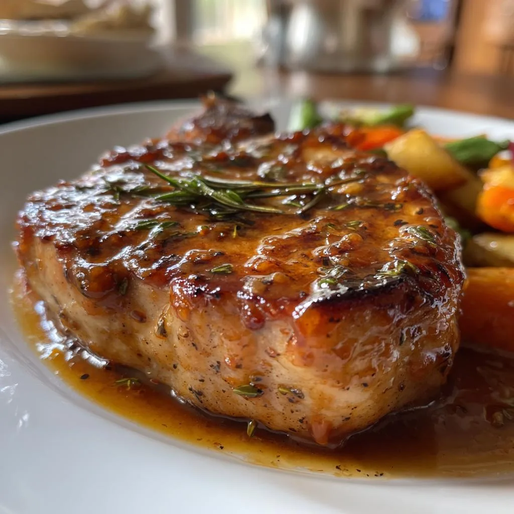 Apple Butter Pork Chops