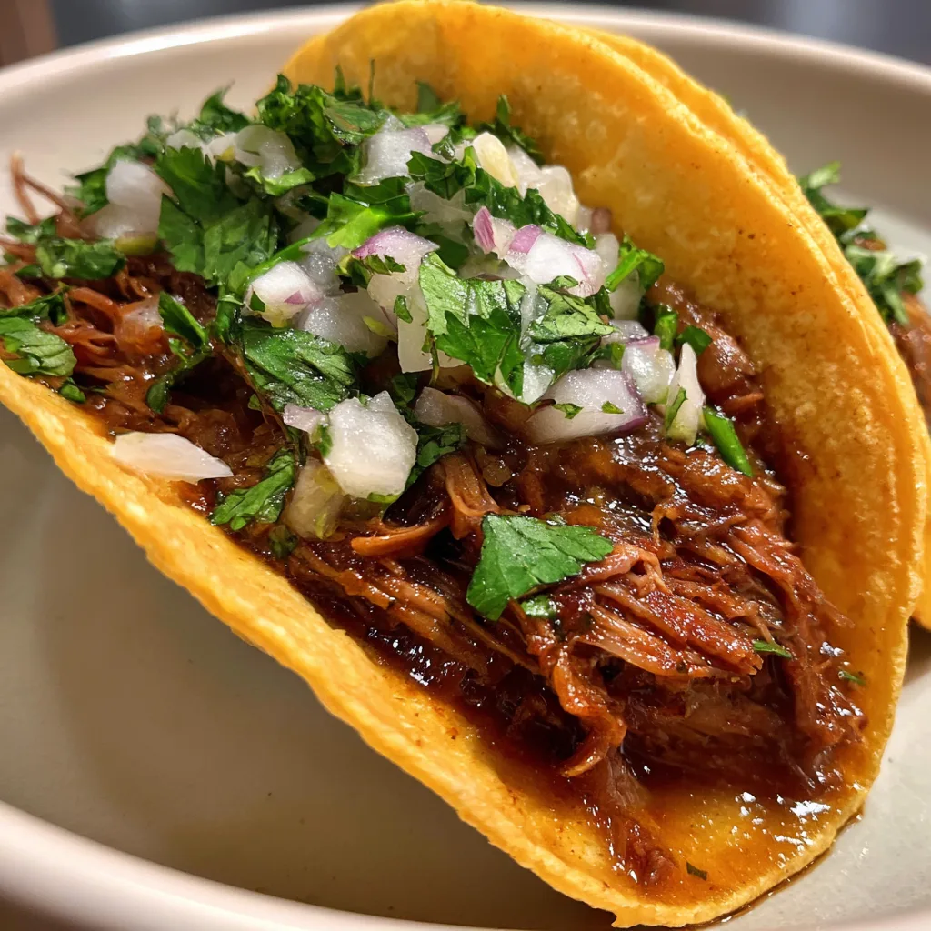 Authentic Birria Taco Recipe: Slow Cooker Shredded Beef
