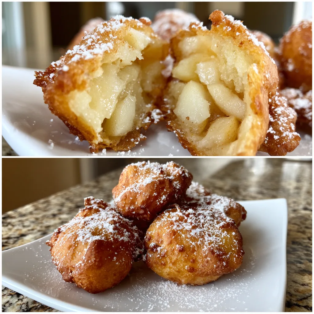 BAKED APPLE FRITTERS