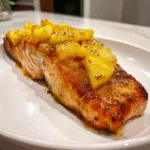 Baked Pineapple Salmon