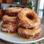 Baked Pumpkin Donuts with Maple Glaze