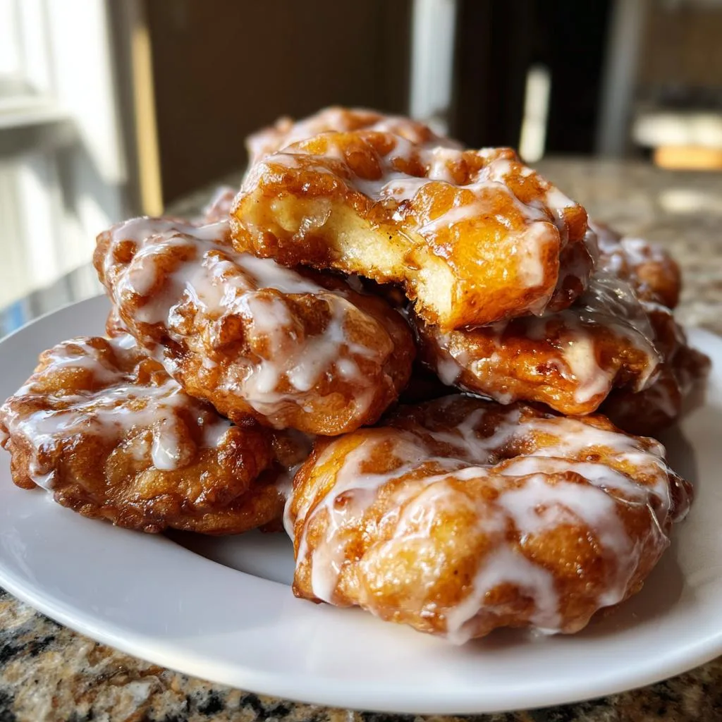 Best Baked Apple Fritters Recipe | Soft, Sweet & Glazed | Easy Fall Dessert Printable - Etsy