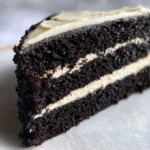 Black Velvet Halloween Cake
