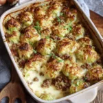 Bloemkool-gehakt Ovenschotel met Kaassaus