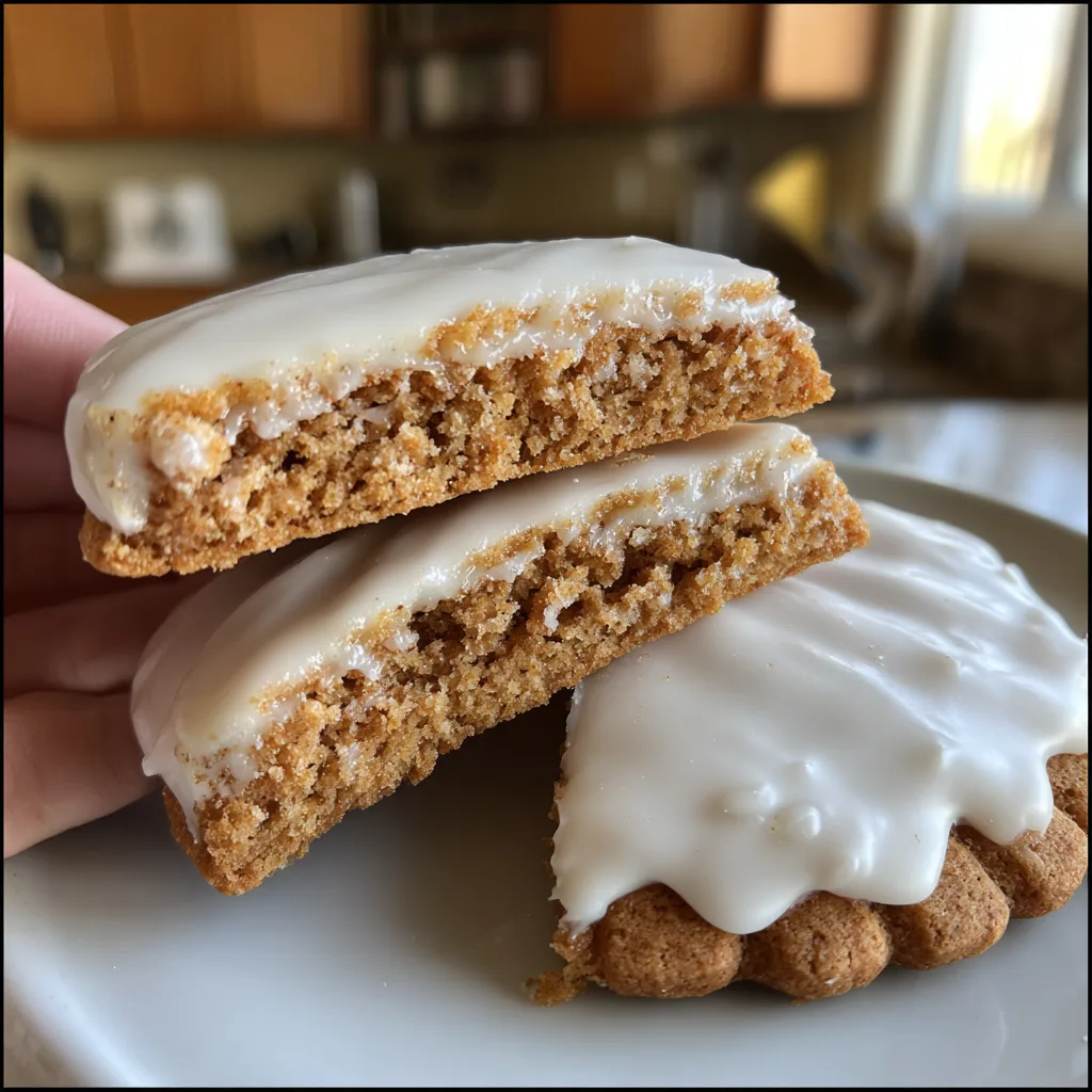 Brown Sugar Pop Tart Cookies | Cinnamon Poptart Cookies with Filling & Frosting