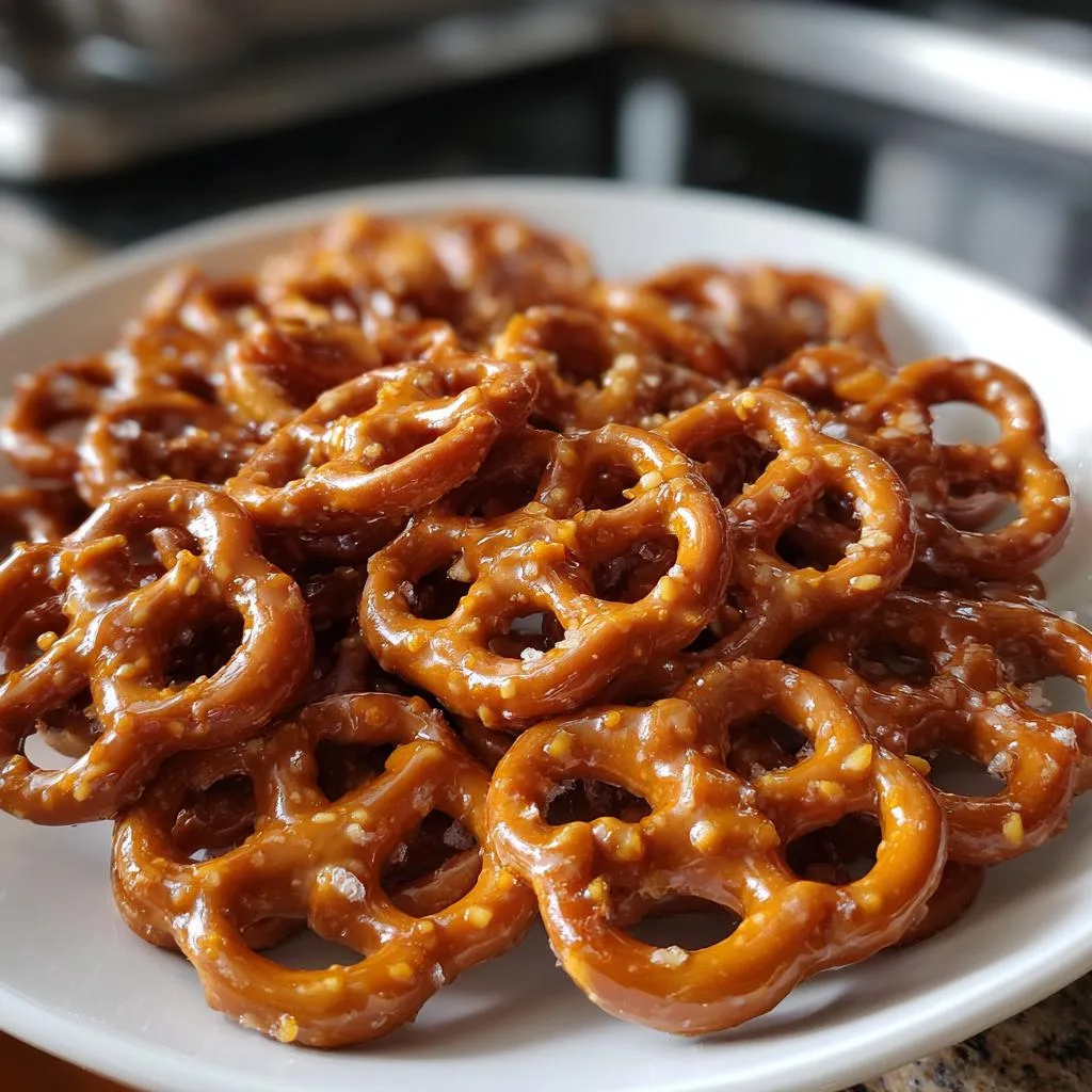 Butter Toffee Pretzels