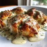 Chicken Pillows With Creamy Parmesan Sauce