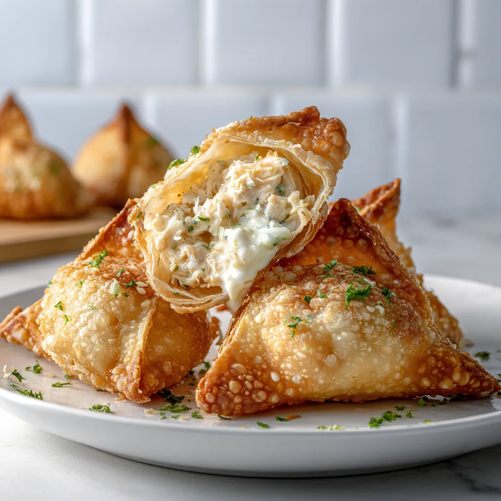 Crispy Crab Rangoon Bombs with Creamy Filling