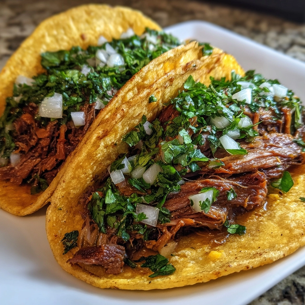 Crockpot Birria Tacos