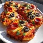 Easy Mini Halloween Pizzas