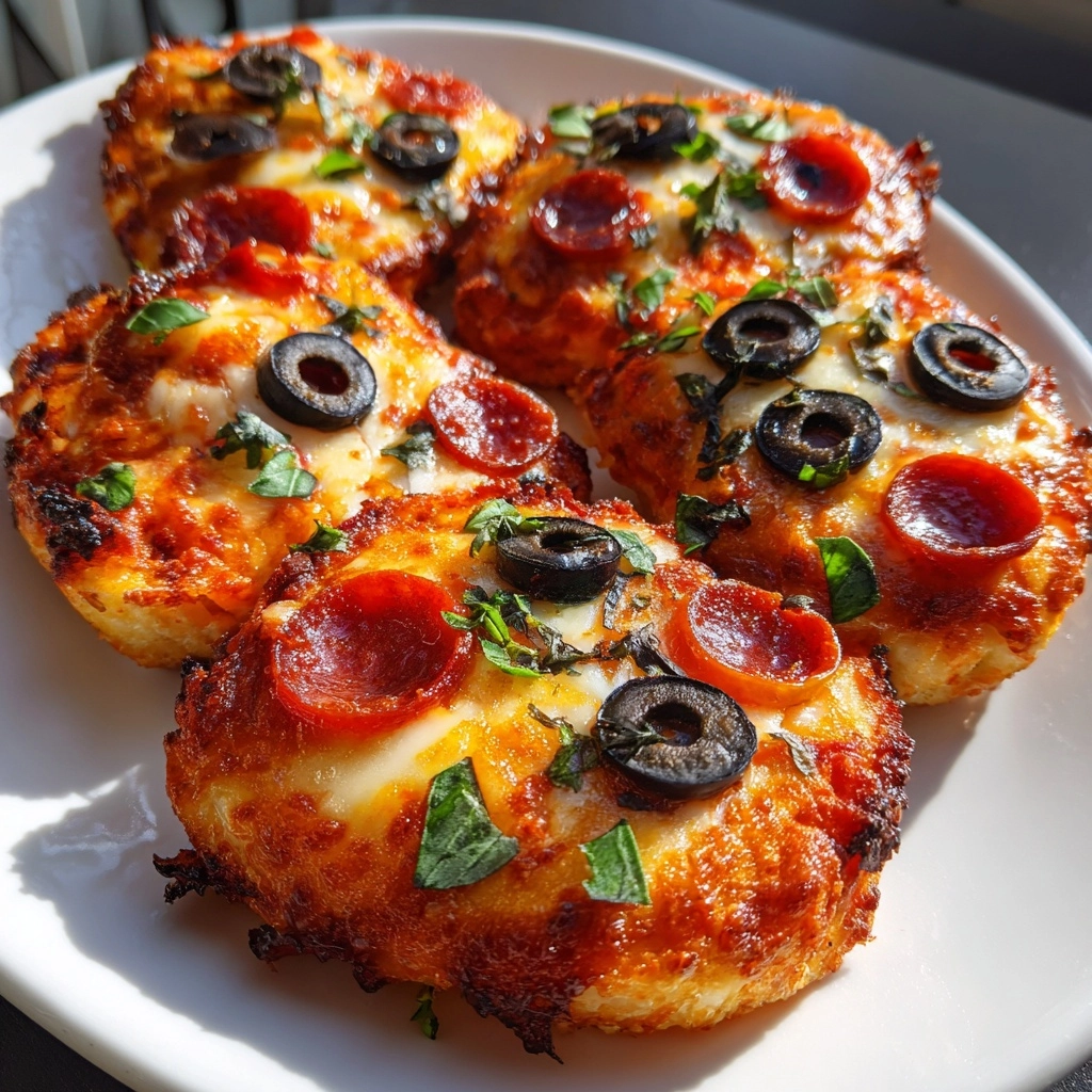 Easy Mini Halloween Pizzas