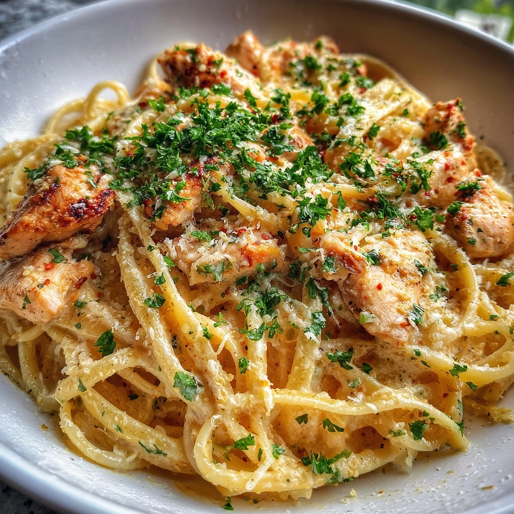 Easy Parmesan Chicken Pasta