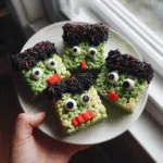 Frankenstein Rice Krispie Treats