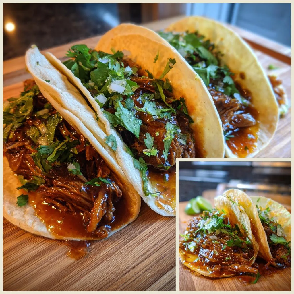 Garlic Butter Honey BBQ Beef Tacos