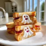Ghost-Shaped PB&J (or Turkey & Cheese)