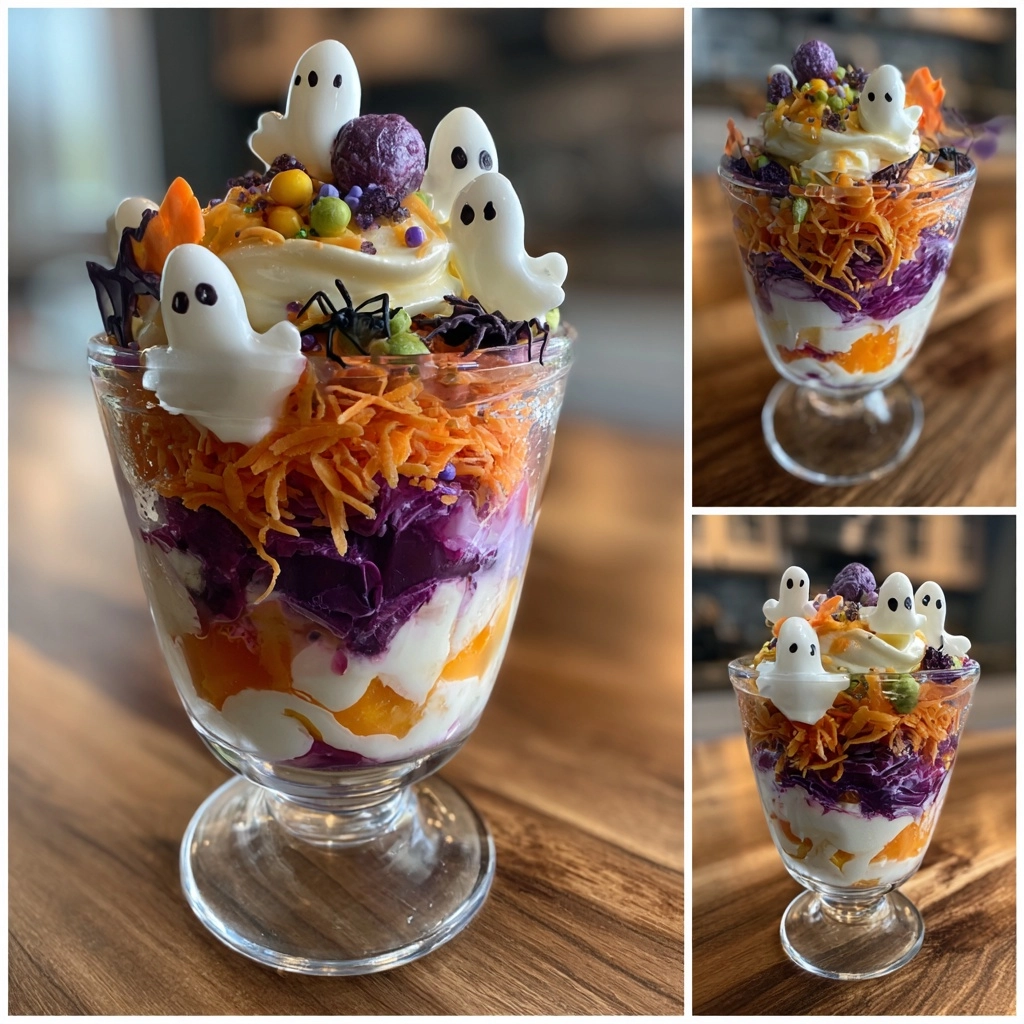 Ghostly Yogurt Parfaits
