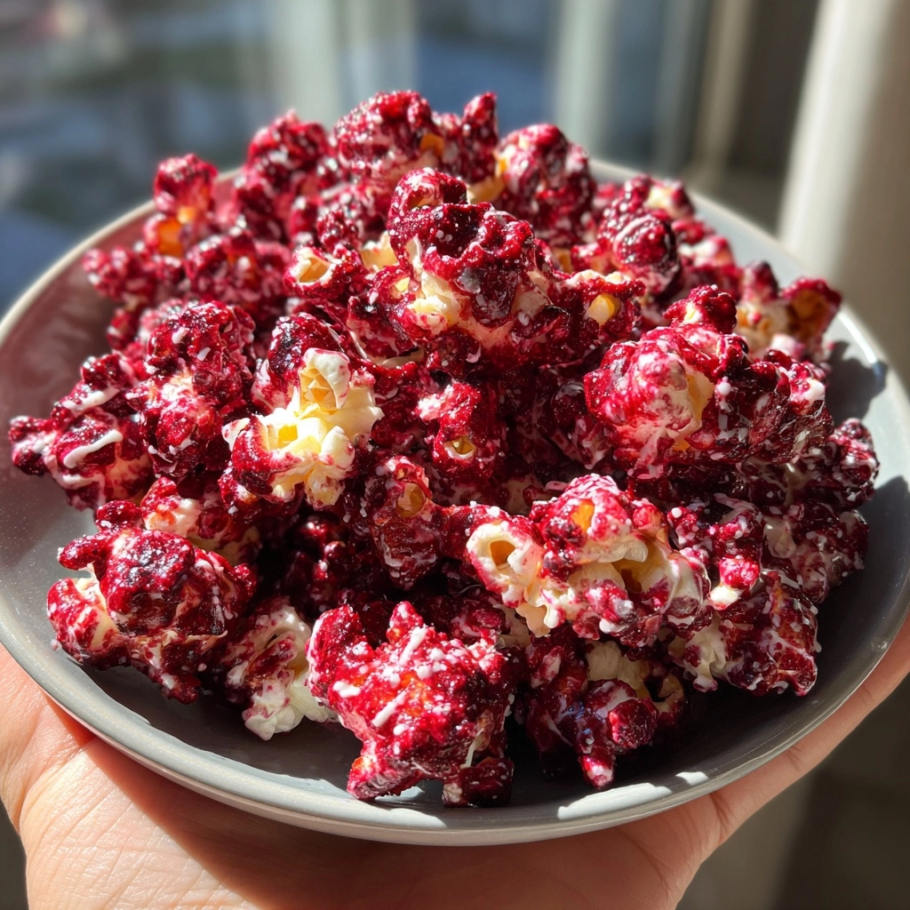 Halloween Bloody Red Velvet Popcorn