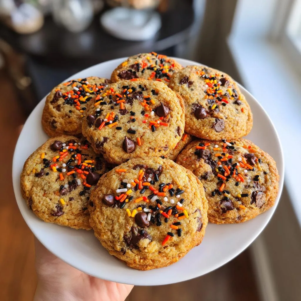 Halloween Chocolate Chip Cookies
