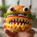 Halloween Monster Burgers