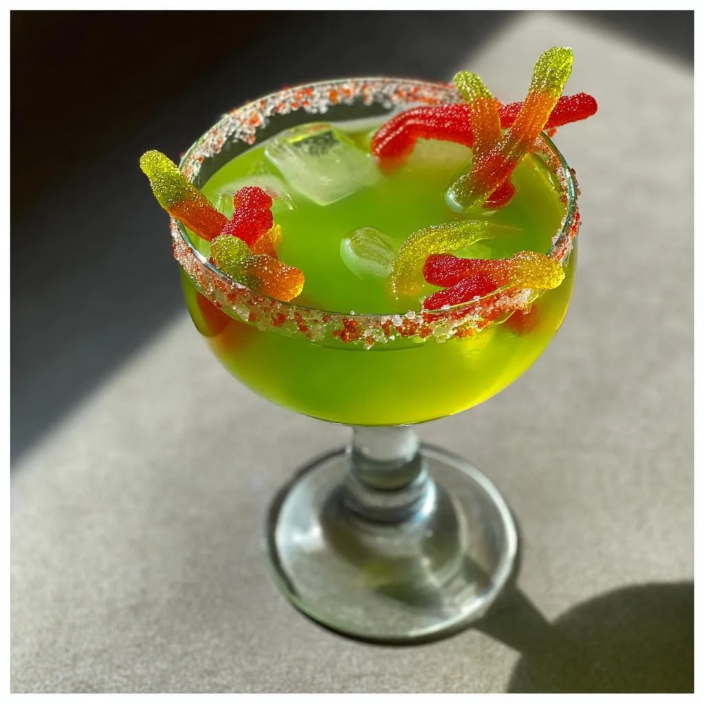 Haunted Halloween Margarita Tequila Cocktail
