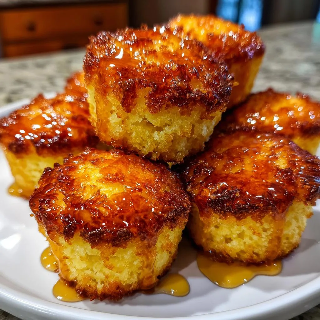Honey Butter Cornbread Poppers