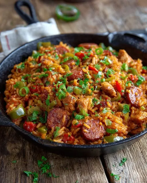 Jambalaya met Kip en Chorizo